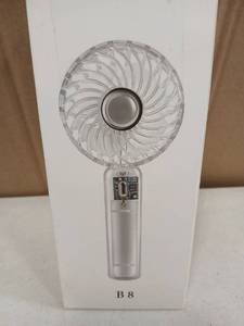 lot 28970 image: Rechargeable Hand Held Fan Black