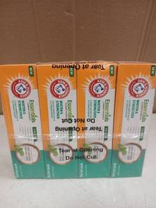 lot 28972 image: Arm & Hammer Essentials Fluoride Toothpaste 4-Pack