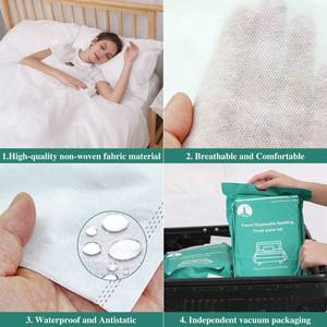 lot 28979 image: CxLoode Disposable Bed Sheets Fitted Sheet