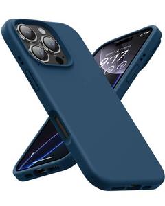lot 28992 image: OuXul Designed for iPhone 16 Pro Max Case,Shockproof Liquid Silicone Protective Phone Case with Soft Anti-Scratch Microfiber Lining Ultra Slim Drop Protection Phone Cover 6.9 inch (Cobalt Blue)