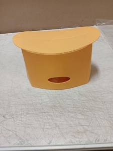lot 39234 image: Peach Colored Collapsible Stool