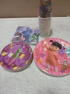 lot 39247 image: Monsters Inc Party Supply Bundle
