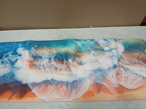 lot 47848 image: Ocean Waves Bathroom Door Kitchen Livingroom Mat