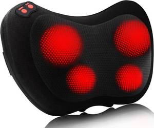 lot 54231 image: Papillon Back Massager with Heat,Shiatsu Neck Massager Pillow for Back,Neck,Shoulder,Foot & Lower Back Pain Relief,Electric Kneading Massager, Gifts for WomenMenDadMomFathers DayMothers Day