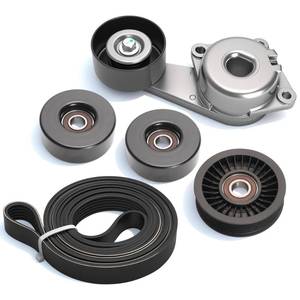 lot 55473 image: JAVOUKA 38274 Drive Belt Component Kit Fit for Ford Expedition 5.4L 09-14, Fit for Explorer 4.6L 07-10, Fit for F-150 4.6L5.4L 05-06 09-10,Fit for Mountaineer 09-10,OE# 89263 38001 36157