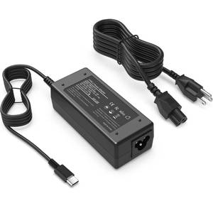 lot 55482 image: VJYUIJAY Universal 65W USB C Laptop Charger Compatible with HP chromebook Lenovo Dell Acer Asus Samsung Google Computer Type C Power Adapter