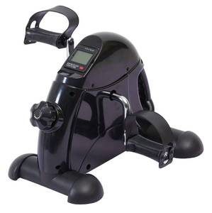 lot 63895 image: Pedal Exerciser Under Desk Bike Mini Exercise Bike for Leg and Arm Cycling Exercise Portable Peddler with LCD Display