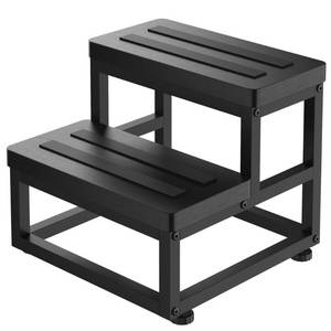 lot 63899 image: Step Stools for Adults Kids, Heavy Duty Stepping Stools Wooden Bed Step Stools for High Beds, Non-Slip 2 Bedside Foot Stool with 500 Lbs Capacity for Bedroom Kitchen Bathroom Outside, Easy Assembly