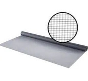lot 23666 image: M-D 3-ft x 25-ft Silvergray Fiberglass Screen mesh, 4 Rolls