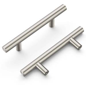 lot 23669 image: Heritage Designs 3 in. (76 mm) Center-to-Center Satin Nickel Cabinet Bar Pull, 10-Pack