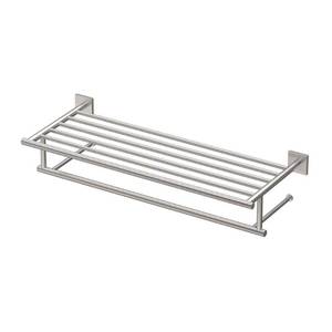 lot 23695 image: Gatco 4077 Elevate 25-34  Towel Rack, Nickel