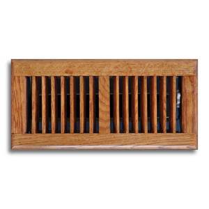 lot 23713 image: 4 in. x 10 in. Oak Floor Diffuser
