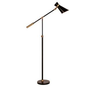lot 23792 image: Camden Wells Rex Floor Lamp, BlackBrass