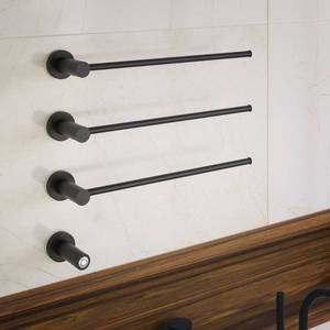 lot 23809 image: Claire 3-Bar Electric Towel Warmer in Matte Black