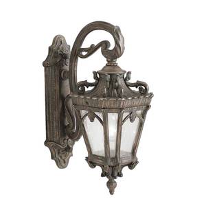 lot 23836 image: Kichler 9356 Tournai 1 Light 18  Tall Outdoor Wall Sconce