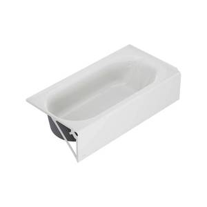 lot 23828 image: Princeton PRO 60 in. x 30 in. Soaking Bathtub with Left Drain in White