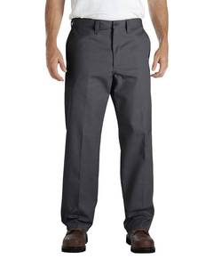 lot 66607 image: APPEARS NEW - Dickies LP817 Mens Industrial Flat Front Comfort Waist Pant - Charcoal 42x 30