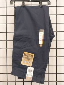lot 66608 image: APPEARS NEW - Dickies Regular Fit 5-Pocket Navy Work Jeans (Size 40x32)
