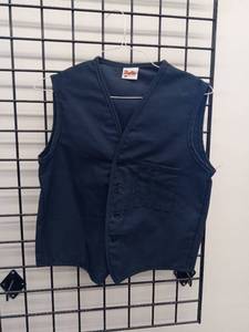 lot 66487 image: Dotstar Navy Blue Button-Up Vest