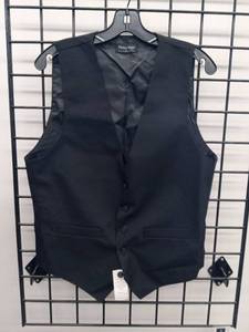 lot 66557 image: APPEARS NEW - Henry Segal Black Dress Vest Size Small
