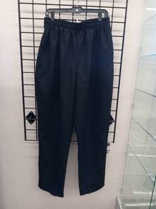 lot 66559 image: Pinnacle Black Polyester Elastic Waist Chef Pants Pants (Size Medium)