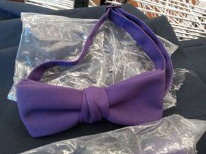 lot 66568 image: Purple Formal Bow Tie - Made in USA (3 Pack)