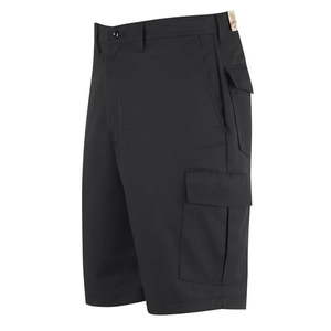 lot 66625 image: APPEARS NEW - Red Kap� Mens Black Cargo Shorts (Size 34x12)