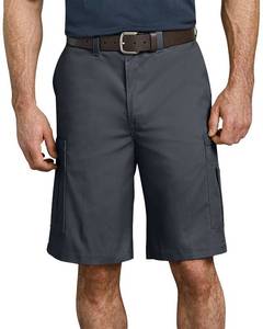 lot 66634 image: APPEARS NEW - Dickies Mens Hidden Zip Closure Cargo Short, LR542 Grey (Size 33) 2 PACK