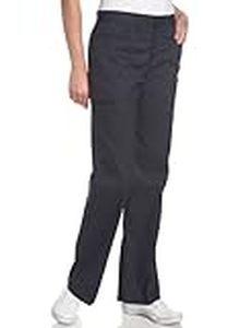 lot 66641 image: APPEARS NEW - Dickies Womens Wrinkle Resistant Multi Use Pocket Pant With Stain Release Finish,Dark Navy, (Size 6x31.5)