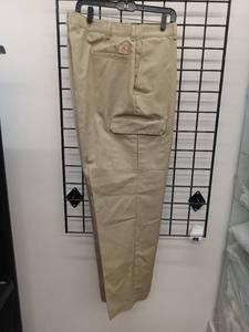 lot 66647 image: APPEARS NEW - RedKap Khaki Work Cargo Pants (Size 42x32)