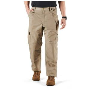 lot 66682 image: APPEARS NEW - 5.11 Work Gear Mens Taclite ProPerformance Pants Cargo Pockets Action Waistband Stone Style 74273. Size 42W x 30L (3 PACK)  - Retail $69