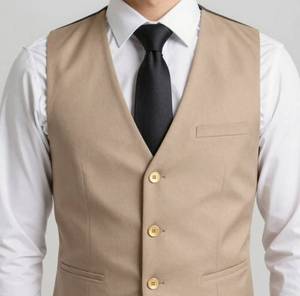 lot 66419 image: APPEARS NEW - Mens UniformWorks Chef Vest (Size Small) Set of 2