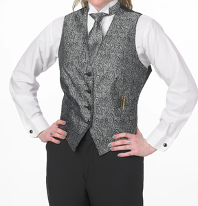 lot 66428 image: APPEARS NEW - Womens Henry Grethel Paisley Formal Vest (Size 8)