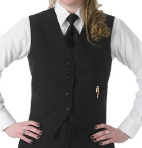 lot 66448 image: APPEARS NEW - Lady Henry Segal Black Formal Vest (Size XS) Set of 2