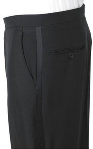 lot 66483 image: APPEARS NEW - Chaplin Black Catering Dress Pants (Size 30) 3 Pack