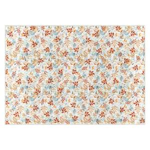 lot 54058 image: Artoid Mode Eucalyptus Leaves Fall Area Rug, Autumn Thanksgiving Home Decor Low-Profile Washable Area Rugs for Entryway Bedroom Living Room Laundry Room Indoor 5x7 Feet - Retail $60