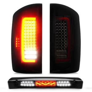 lot 54068 image: Tresound Tail Light  3rd Brake Cargo Lamp for 2007 2008 Dodge Ram 1500, 2007 2008 2009 Ram 2500 3500, Third High Mount Stop Light Rear LED Taillight Assembly, 55277302AC 55277303AC - Retail $108