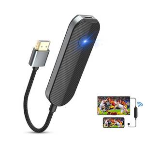 lot 54153 image: 4K 1080P Wireless HDMI Display Adapter, WiFi Streaming Movies, Shows Receiver for i-Phone, i-Pad, Android, Tablet, Laptop, Window to HDTVMonitorProjector, Compatible Miracast, Air Play, DLNA - Retail $35