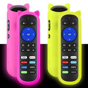 lot 54219 image: PHOTO FOR REFERENCE, NO CASES REMOTES ONLY (Pack of 2) Remote Compatible with Roku Players and Roku TV Remote, for Roku Box 1 2 3 4,Roku Express, Premiere, Ultra and TCL Hisense Onn Element Philips Roku TV  - Retail $17