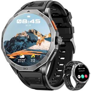 lot 54302 image: Military Smart Watch for Men 1.85 HD Ultra Screen Touch Screen 710mAh Battery Smart Watches for Android iOS Bluetooth Call AnswerDial Calls�� Fitness Tracker with 100 Sports