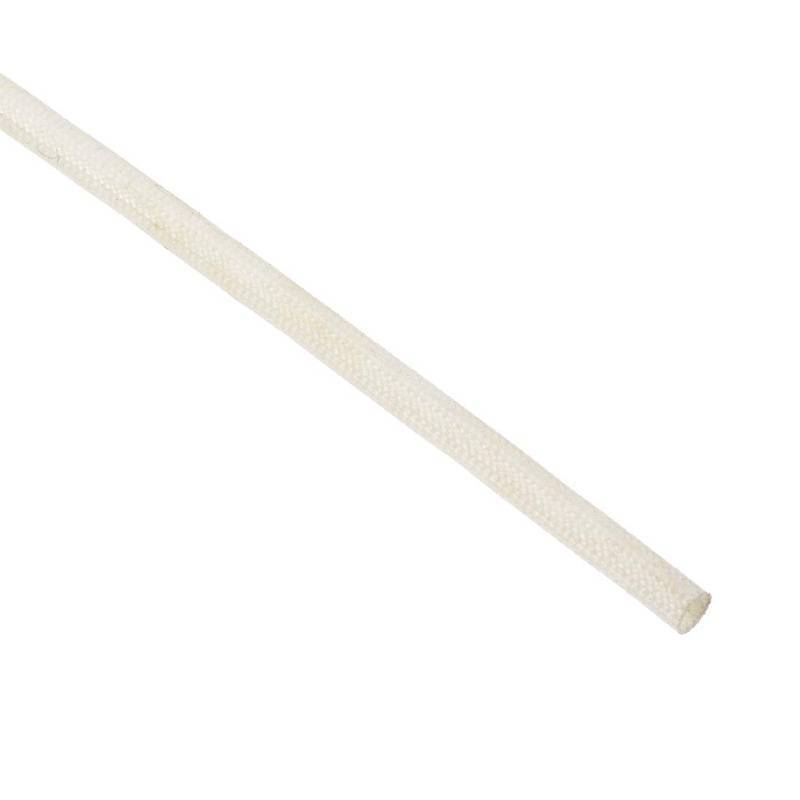 lot 54307 image: Insulation Braid Sleeve, 16.4Ft-2.5mm Silicone Fiberglass Sleeve Beige - Retail $7
