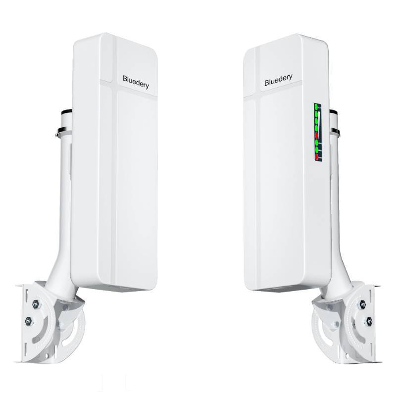 lot 54330 image: 1000Mbps Point to Point Outdoor Starlink WiFi Extender Long Range for Starlink Router, 5.8GHz 3KM Starlink Extender Signal Booster, Wireless Bridge with 18dBi High Gain Antenna, 2 Pack - Retail $220