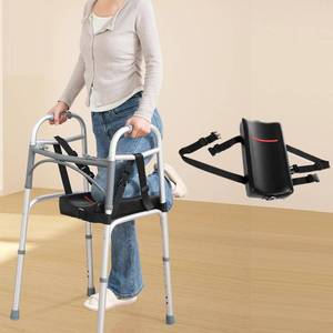 lot 54341 image: Knee Sling Attachment for Walker with Knee Support 2.0- Adjustable Safety Lifts Leg Support with Comfortable Ergonomic Cushion for Foot Injuries, Fit Almost All Walker, 320 LBS Weight Capacity