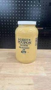 lot 290 image: Grey Poupon Dijon Mustard 1 Gallon.  Best By September 2025. Tested and Still Good  - Retail $75