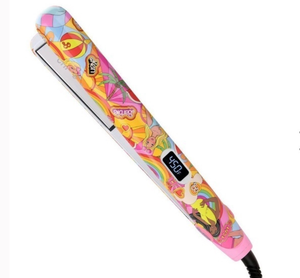 lot 4226 image: LIMITED EDITION CHI X BARBIE Malibu 50th anniversary 1�� titanium styling iron - Retail $120