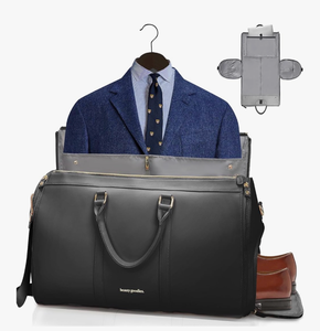 lot 4282 image: BEAUTYGOODIES Travel Garment Bag Carry On, Convertible Garment Bags for Travel Suits and Dresses - Retail $0
