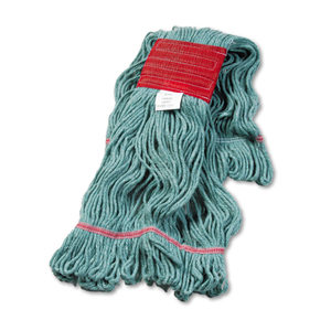 lot 6971 image: Super Loop Wet Mop Head CottonSynthetic Fiber  5  Headband  Large Size  Green