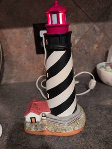 lot 2441 image: Lefton Collection St. Augustine Lighthouse Lamp