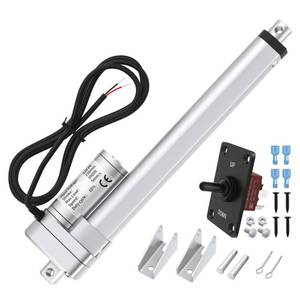 lot 1311 image: 3000N660lbs Linear Actuator 12V  10 Inch Stroke, 5mms Speed  Waterproof Heavy Duty Electric Cylinder Actuator with Controller for Home, Outdoor, RV Automation - Retail $54
