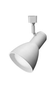 lot 1327 image: Lithonia Lighting LTHNSTBF BR30 MW M2 Baffle Head Track Lighting, Matte White - Retail $19